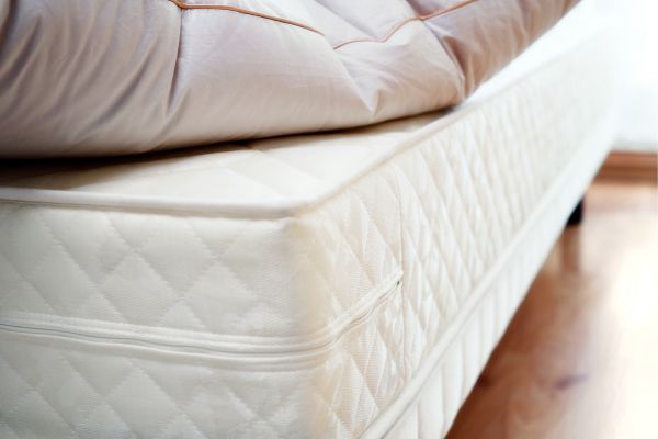 bed moved away from wall