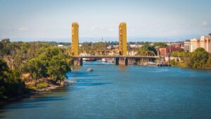 Sacramento city skyline